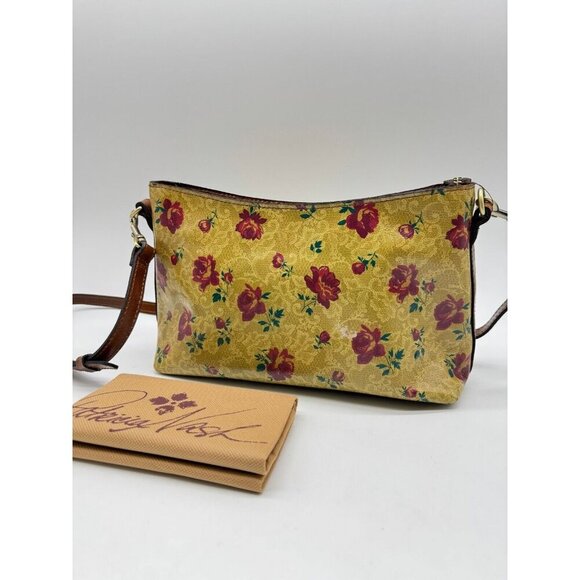 PATRICIA NASH Betta floral leather shoulder crossbody bag -Western Lace (Defect) - Picture 5 of 12